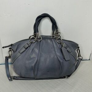 💸COACH F22563 GREY MADISON PLEATED LEATHER SOPHIA by *2 get 1 free*